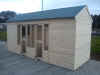 Twin 6 x 4 Deluxe Garioch Kennels with Twin 6 x 4 Center Runs