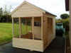 Deluxe 6 x 4 Garioch Kennel with 6 x 8 Run