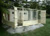 Twin Kintore kennels with double 6 x 8 runs (open top)